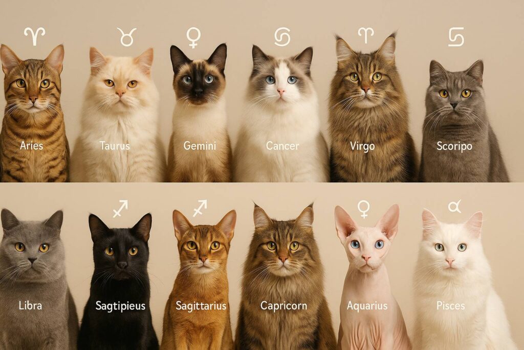 zodiac cats, astrology cat breeds, cat zodiac signs, which cat matches your zodiac, zodiac pet guide, astrology and cats, zodiac horoscope cats, cat breed personality, astrology fun with cats, star sign cats, zodiac animal traits, zodiac astrology pets
