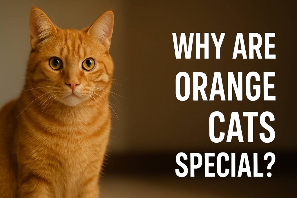 Orange cats, ginger cats, orange tabby cats, cat genetics, MC1R gene mutation, cat coat color gene, why are orange cats special, are orange cats always male, orange cat facts, ginger cat personality, tabby cat patterns, rare female ginger cats, orange cat folklore, fun facts about orange cats